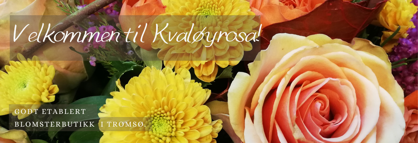 blomsterbuktikk tromsø levert dør blomster bukett dekorasjon kondolanse 